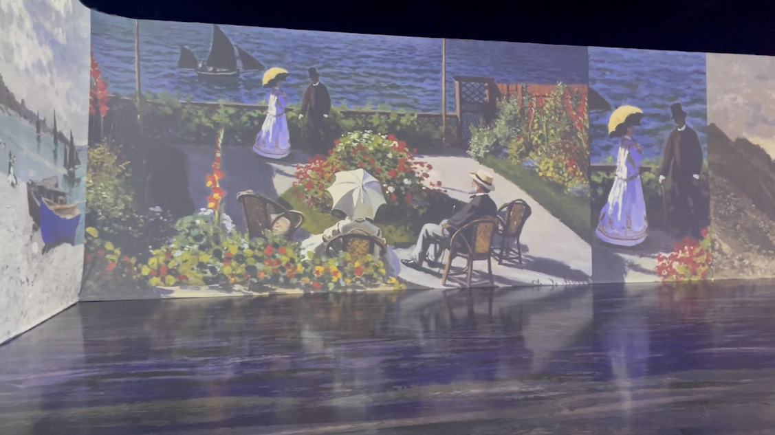 Projection mapping Imagine Monet