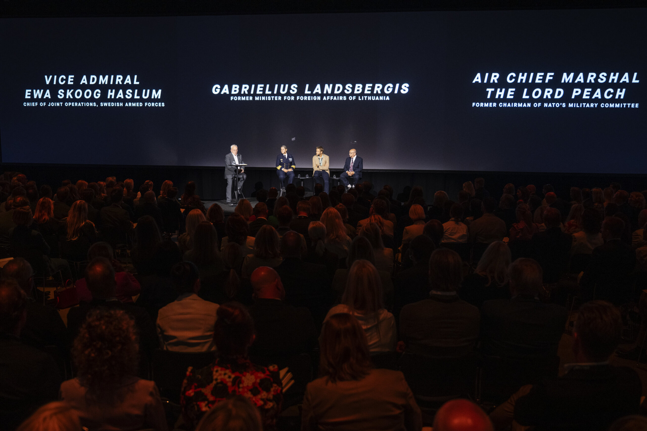 Picture of presenters on stage