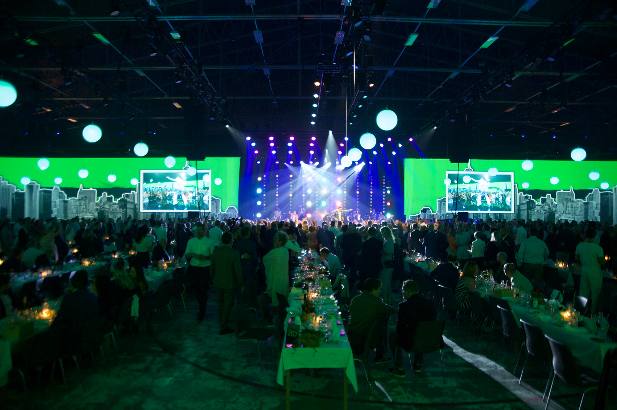Ljud, ljus och scen för event på Radisson